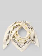 HUGO Tuch mit Allover-Muster Modell 'AURAIZE_90*90' in Offwhite, Größe...