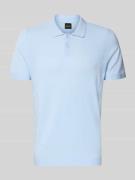 BOSS Green Poloshirt mit Logo Detail in Aqua, Größe L