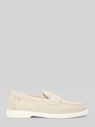 Tommy Hilfiger Slipper aus echtem Leder in Beige, Größe 41