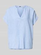B.Young Blusenshirt aus Leinen-Viskose-Mix Modell 'FALAKKA' in Bleu, G...