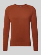 GRAN SASSO Strickpullover aus Baumwoll-Kaschmir-Mix mit Rundhalsaussch...