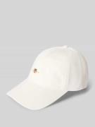 Gant Basecap aus Baumwolle mit Label-Stitching in Ecru, Größe 1