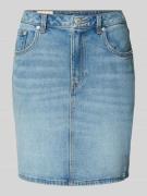 Gant Jeansrock mit Eingrifftaschen in Hellblau Melange, Größe 34