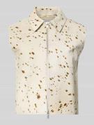 Samsøe Samsøe Lederweste mit Zweiwege-Reißverschluss Modell 'LYLO' in ...