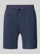 JOOP! Collection Shorts aus Baumwolle mit Logo-Muster in Marine, Größe...
