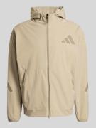 adidas Sportswear Trainingsjacke mit Kapuze und Logo Print in Khaki, G...
