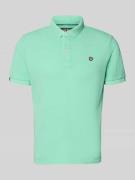 Superdry Regular Fit Poloshirt mit Logo-Stitching in Mint, Größe L