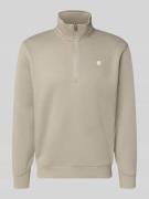 G-Star Raw Sweatshirt mit Stehkragen und Reißverschluss in Sand, Größe...