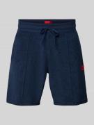 HUGO Regular Fit Sweatshorts aus Baumwoll-Mix Modell 'TERRANCE' in Mar...