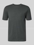 Marc O'Polo Regular Fit T-Shirt aus reiner Baumwolle in Oliv, Größe L