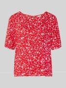 ICHI Blusenshirt aus Viskose mit 1/2-Arm Modell 'MARRAKECH' in Rot, Gr...