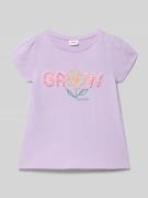 s.Oliver RED LABEL A-Shape Fit T-Shirt aus reiner Baumwolle in Lavende...
