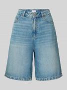 Jake*s Casual Bermudas aus Denim im Used-Look in Jeansblau, Größe 34