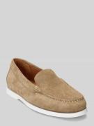 Polo Ralph Lauren Loafer aus echtem Rindsleder in Beige, Größe 40