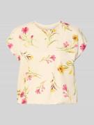 Jake*s Collection Blusenshirt mit Kappärmeln und Rundhalsausschnitt in...