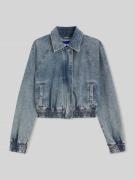 Hugo Blue Relaxed Fit Bomberjacke in Jeansblau, Größe L