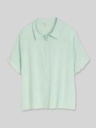 Tom Tailor Denim Relaxed Fit Kurzarmbluse aus Viskose in Hellgruen, Gr...