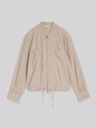 Tom Tailor Relaxed Fit Blouson mit Tunnelzug in Taupe, Größe 34