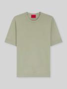 HUGO Slim Fit Pullover aus Feinstrick in Mint, Größe L