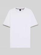 BOSS Regular Fit T-Shirt aus reiner Baumwolle in Weiss, Größe L