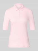 Christian Berg Woman Slim Fit Poloshirt mit Knopfleiste und 1/2-Arm in...