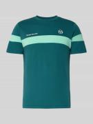 SERGIO TACCHINI Regular Fit T-Shirt mit Logo-Print Modell 'Leone' in P...