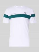 SERGIO TACCHINI Regular Fit T-Shirt mit Logo-Print Modell 'Leone' in W...