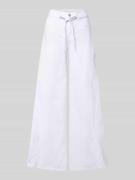 MAC Wide Fit Jeans mit Zierschleife in Weiss, Größe 36/32