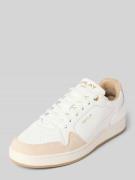 Replay Ledersneaker mit Label-Prints Modell 'SMASH CHOICE' in Weiss, G...
