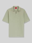 HUGO Relaxed Fit Poloshirt mit Strukturmuster Modell 'DALIBO' in Mint,...