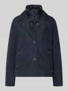 Amber & June Jacke im 2-in-1-Look in Marine, Größe 34