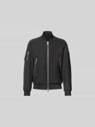 Moose Knuckles Bomberjacke mit Zweiwege-Reißverschluss in Black, Größe...
