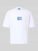 Hugo Blue Regular Fit T-Shirt aus reiner Baumwolle Modell 'NAYONIX' in...