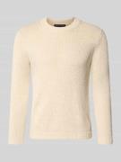 Marc O'Polo Regular Fit Strickpullover aus Baumwoll-Mix in Offwhite, G...