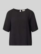 ICHI Relaxed Fit T-Shirt aus reiner Viskose Modell 'Marrakech' in Blac...