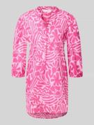 Christian Berg Woman Relaxed Fit Tunika-Bluse mit floralem Allover-Pri...