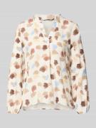 ZABAIONE Regular Fit Bluse aus reiner Viskose Modell 'Hilga' in Offwhi...