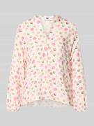 ZABAIONE Regular Fit Bluse aus reiner Viskose Modell 'Josy' in Pink, G...