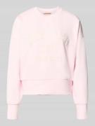 MOS MOSH Relaxed Fit Sweatshirt aus Viskose-Mix Modell 'Nima' in Hellr...