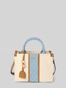 Liu Jo White Handtasche mit Label-Applikation Modell 'RIDHI' in Beige,...