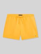 Tommy Hilfiger Regular Fit Badehose mit Logo Stitching in GELB, Größe ...
