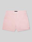 Tommy Hilfiger Regular Fit Badehose mit Label Stitching in Rot, Größe ...