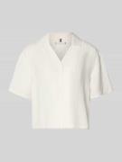 Tommy Hilfiger Boxy Fit Leinenbluse mit Viskose-Anteil in Weiss, Größe...