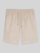 Tom Tailor Denim Regular Fit Sweatshorts aus reiner Baumwolle in Beige...