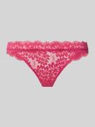 Neo Noir Slim Fit String aus floraler Spitze Modell 'Lime' in Pink, Gr...