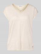 ZABAIONE T-Shirt aus Viskose-Mix Modell 'Sa44ylor' in Sand, Größe L