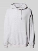 American Vintage Hoodie mit Känguru-Tasche Modell 'ATUBAY' in Hellgrau...