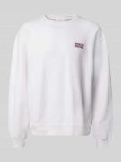 American Vintage Sweatshirt mit Logo Modell 'PLIZZY' in Weiss, Größe L