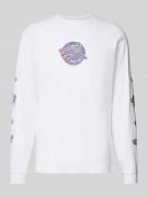 SANTA CRUZ Longsleeve mit Label-Print Modell 'WINKOWSKI' in Weiss, Grö...