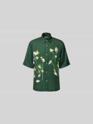 Officine Générale Freizeithemd mit Kentkragen in Gruen, Größe L